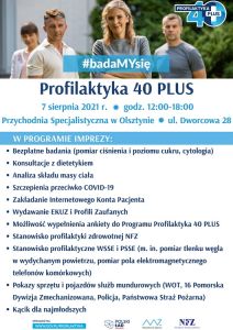 Bezpłatne badania dla osób 40 plus