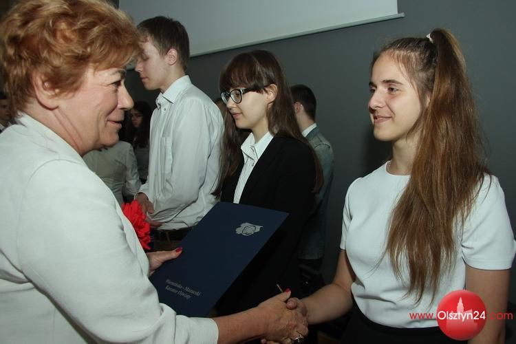 Gala Laureatów Konkursów Przedmiotowych Gimnazjum odbyła się w Urzędzie Wojewódzkim  