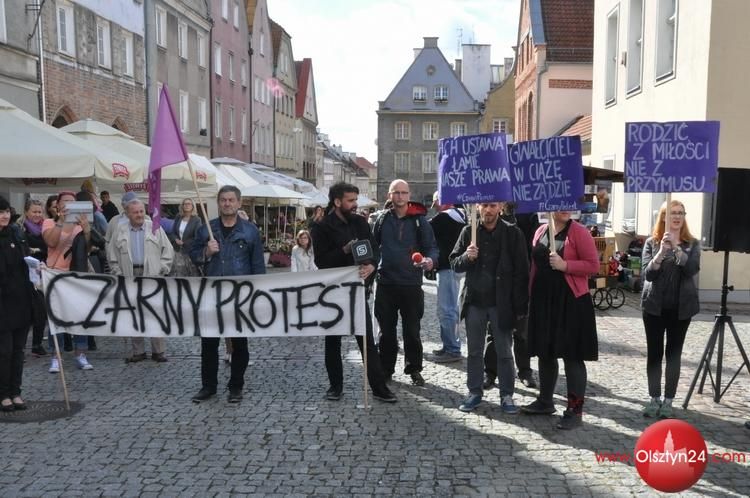 Czarny Protest w Olsztynie