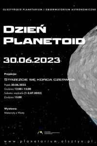 Dzień Planetoid w weekend w OPiOA