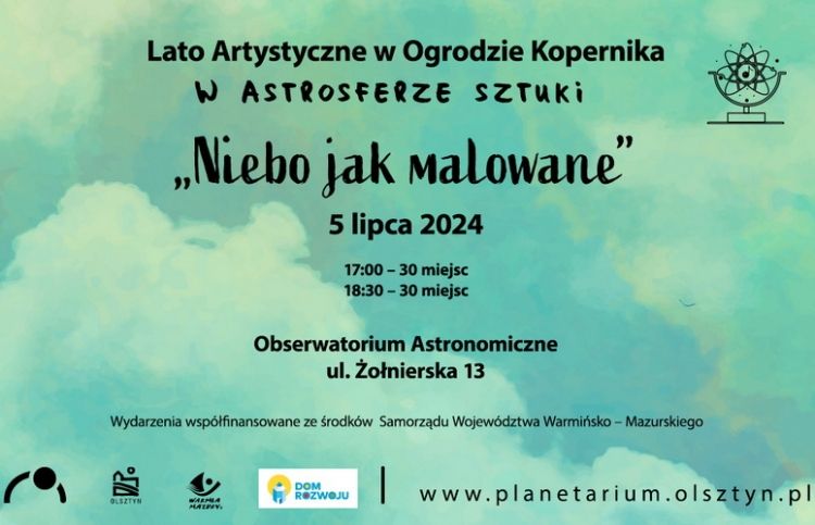 Niebo jak malowane w „W Astrosferze Sztuki”. OPiOA zaprasza