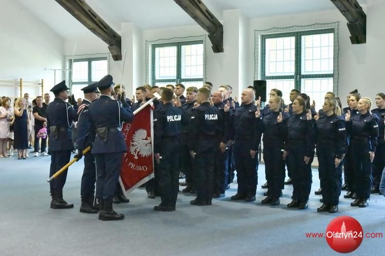 Nowi policjanci w warmińsko-mazurskim garnizonie