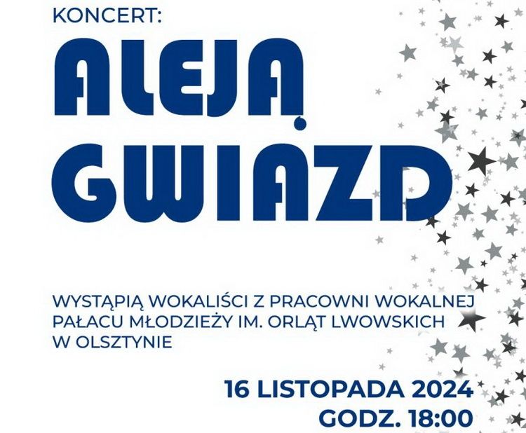 Planetarium zaprasza na koncert Aleją Gwiazd