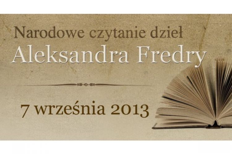 Olsztyn też będzie czytał dzieła Aleksandra Fredry