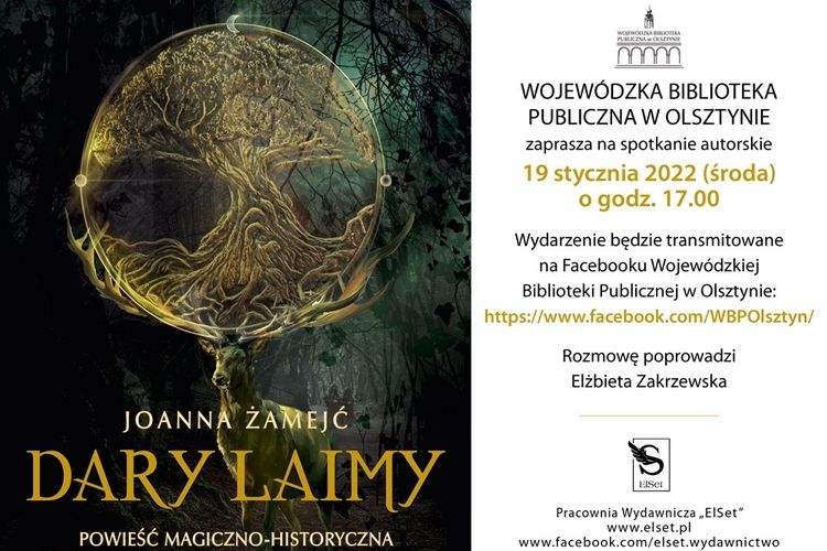 WBP zaprasza na spotkanie autorskie z Joanną Żamejć