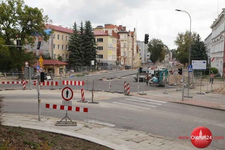 Zmiany u zbiegu ulic Partyzantów i 1 Maja