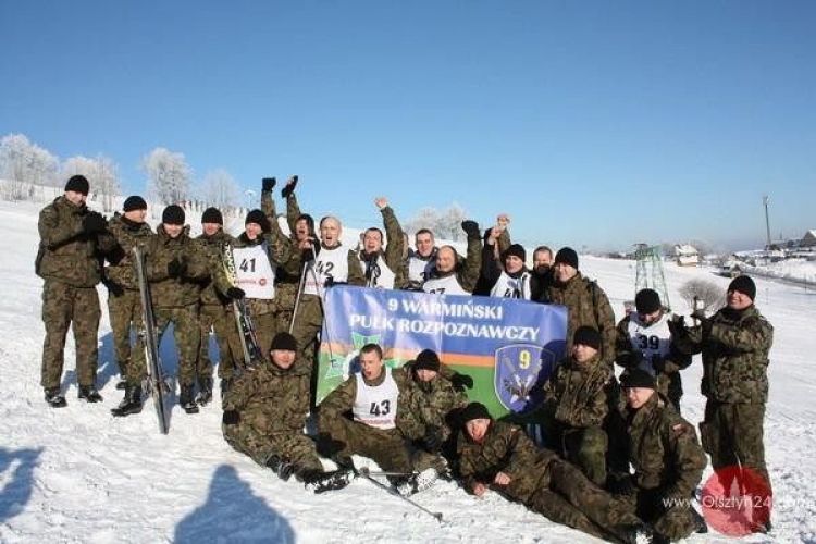 Zimowy poligon lidzbarskiego pułku rozpoznania w Sudetach