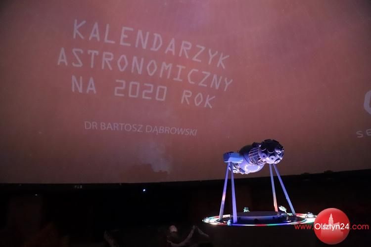 Olsztyńskie Planetarium i Obserwatorium Astronomiczne zaprezentowało kalendarzyk astronomiczny na 2020 rok