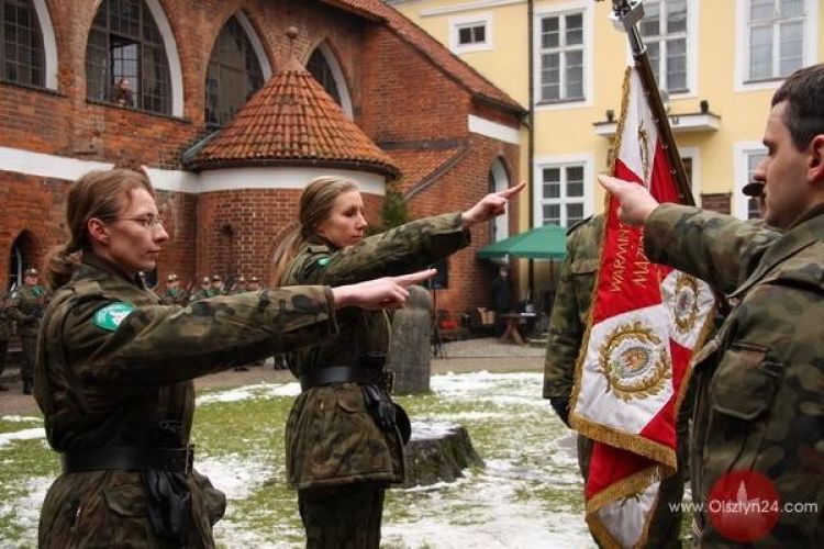 Strażnicy graniczni ślubowali w Olsztynie