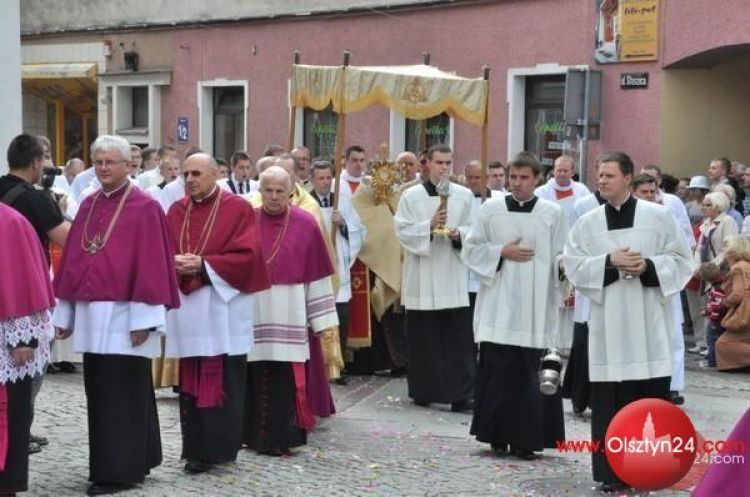 Procesje Bożego Ciała w Olsztynie