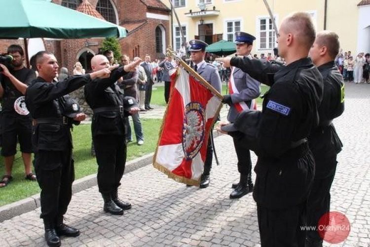 Ślubowanie policjantów