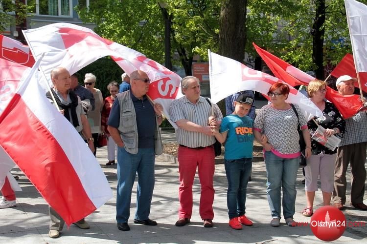 SLD zorganizowało pierwszomajową manifestację