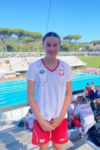 Karolina Piechowicz z klubu SWIMLAND Olsztyn 6. zawodniczką Mistrzostw Europy Juniorek